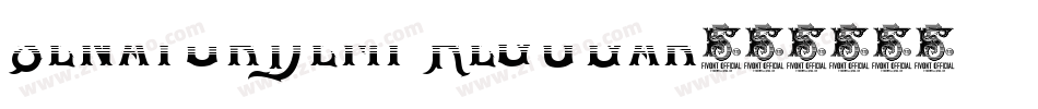 SenatorDemi Regular字体转换